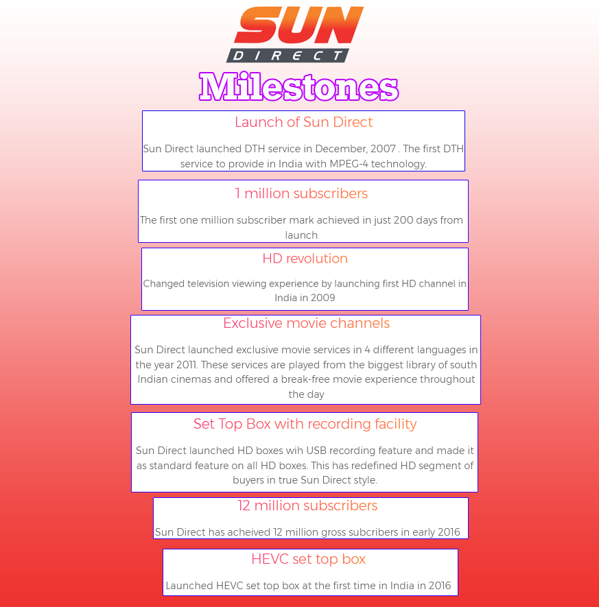 new connection Sun direct DTH service in karur